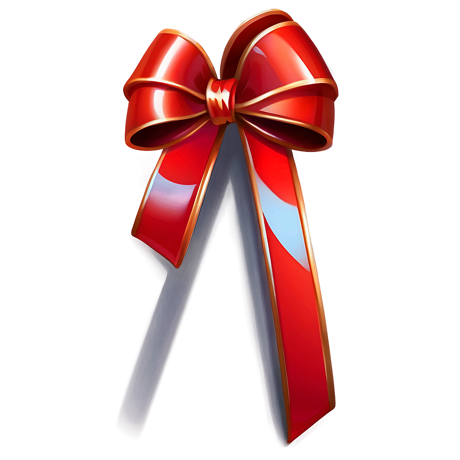 Glossy Red Bow PNG uoc60 PNG with transparent background