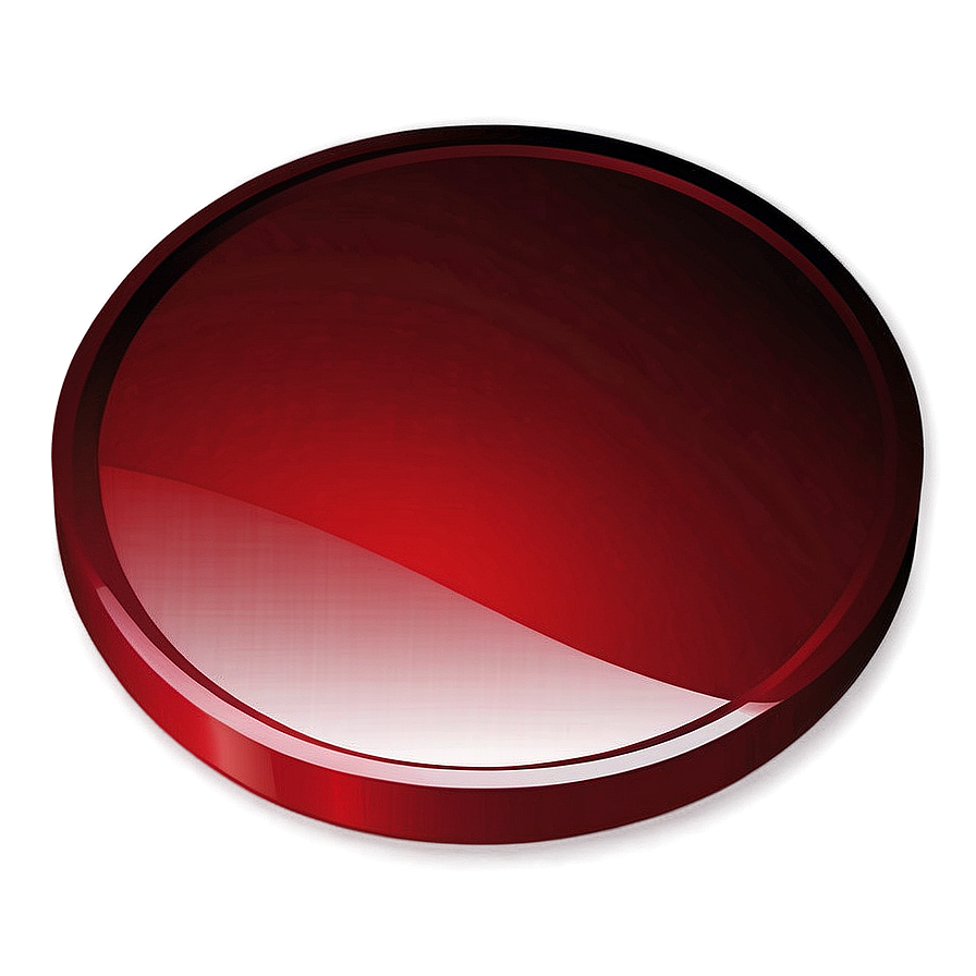 Glossy Red Circle Illustration Png Fyi