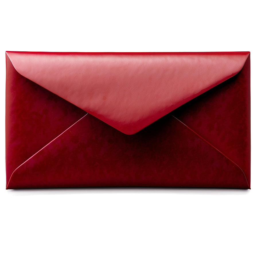 Glossy Red Envelope Png 06292024