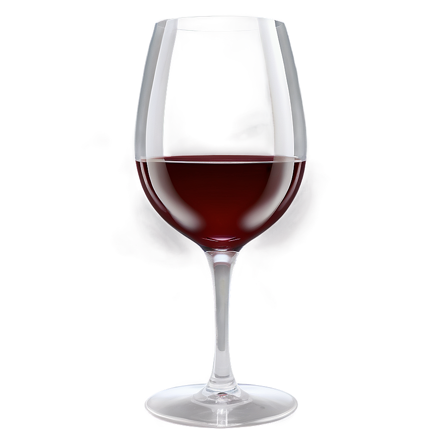 Glossy Red Wine Glass Png Enj45