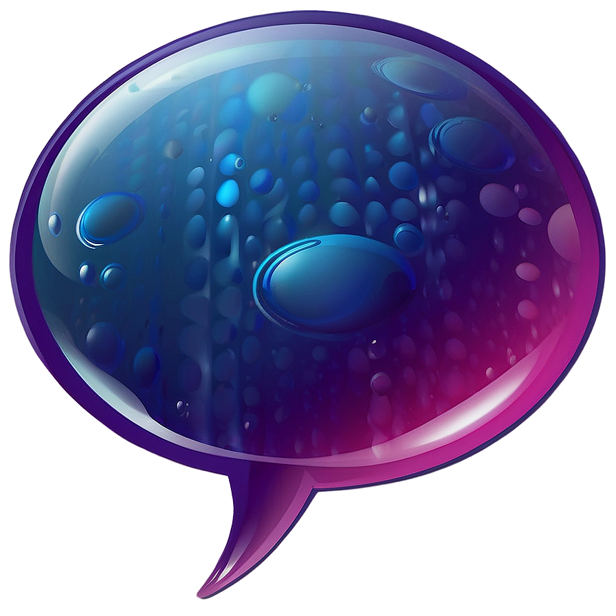 Glossy Talk Bubble Png 20