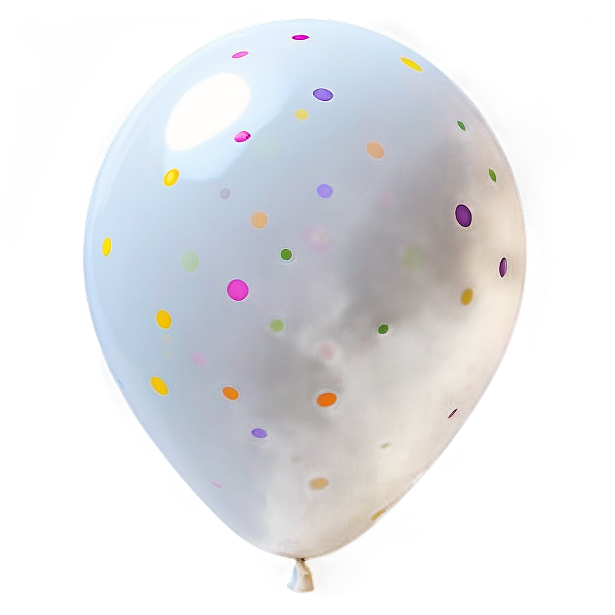 Glossy White Balloon Png Gek