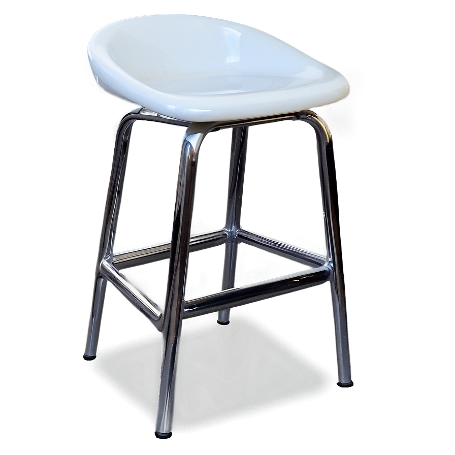 Glossy White Barstool Png Uod7