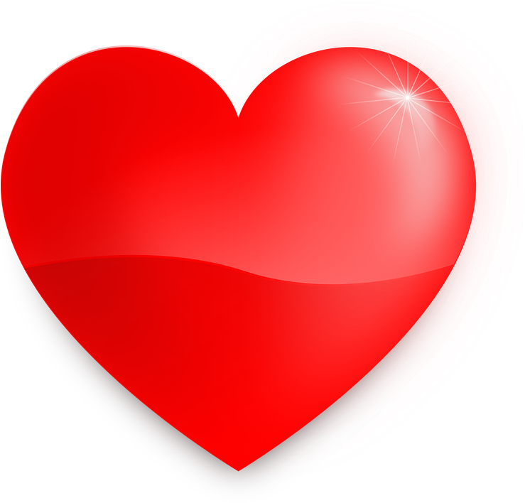 Funky Clipart Cute Heart Outline - 3d Heart Vector Png, Transparent Png PNG with transparent background