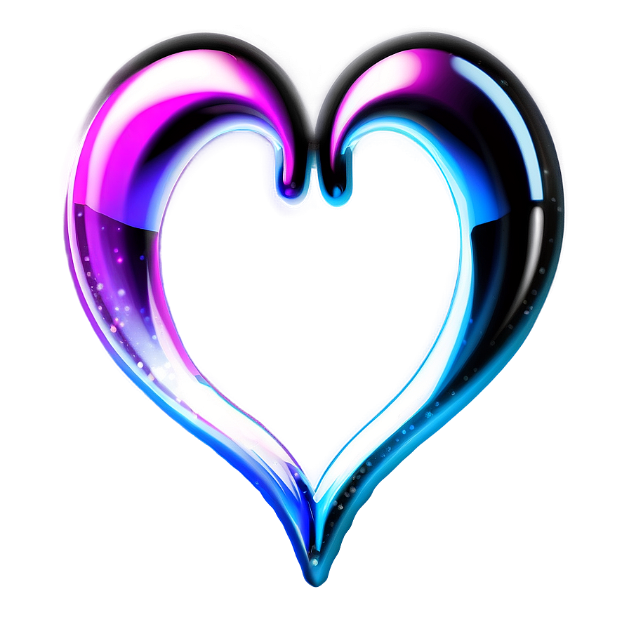 Glow Heart Vector Png Yii