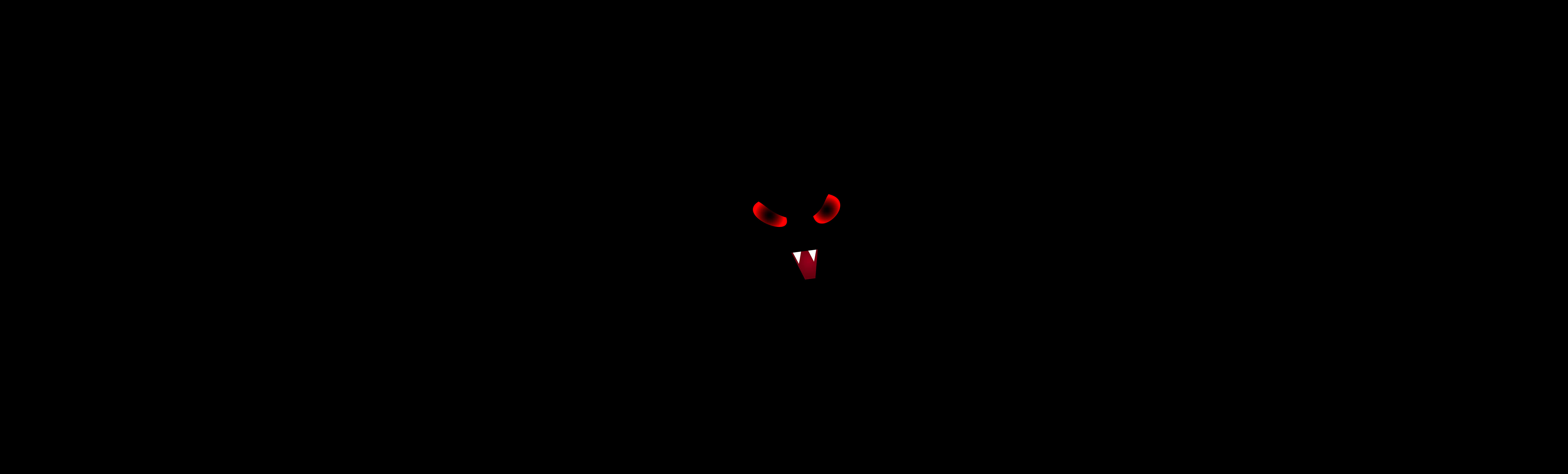 Glowing Bat Eyesin Darkness PNG with transparent background