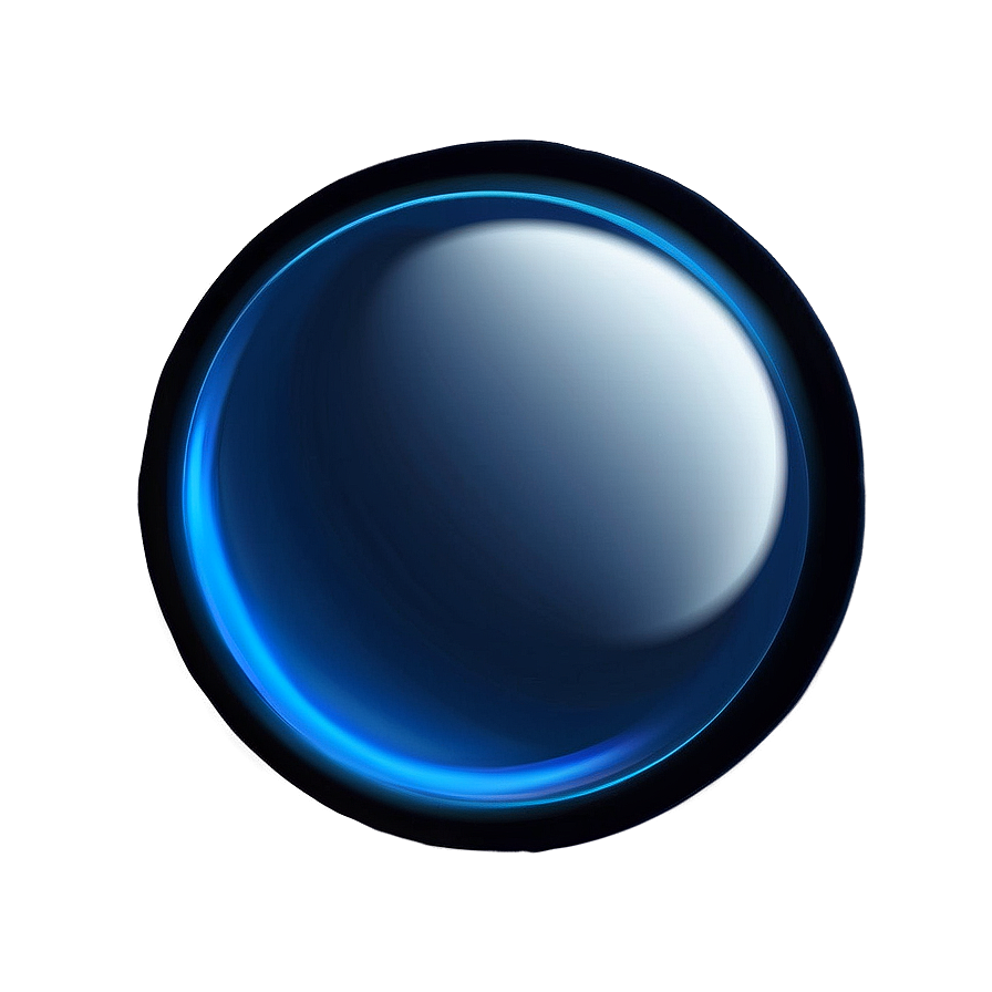 Glowing Blue Circle Png Bso83