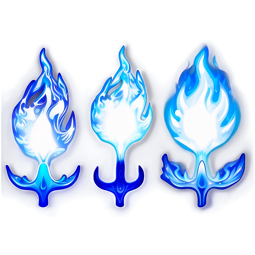 Glowing Blue Flame Png Ihx58