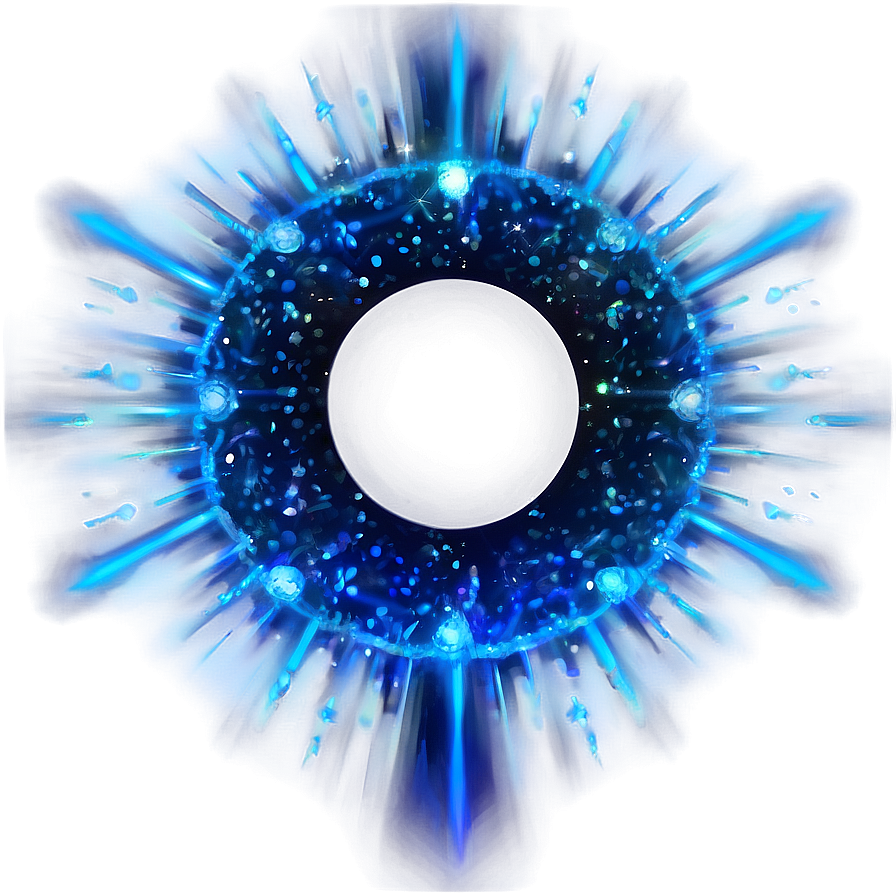 Glowing Blue Sparkle Light Png Ipp49