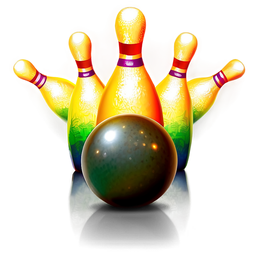 Glowing Bowling Ball Image Png Kfa