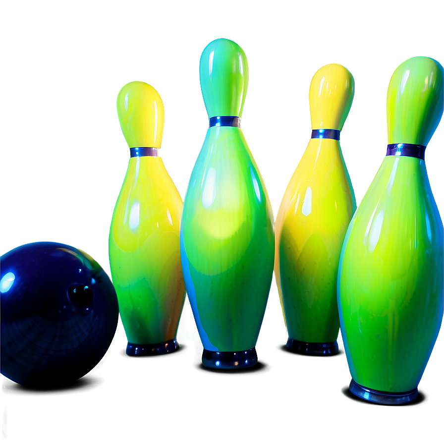 Glowing Bowling Ball Png Key5