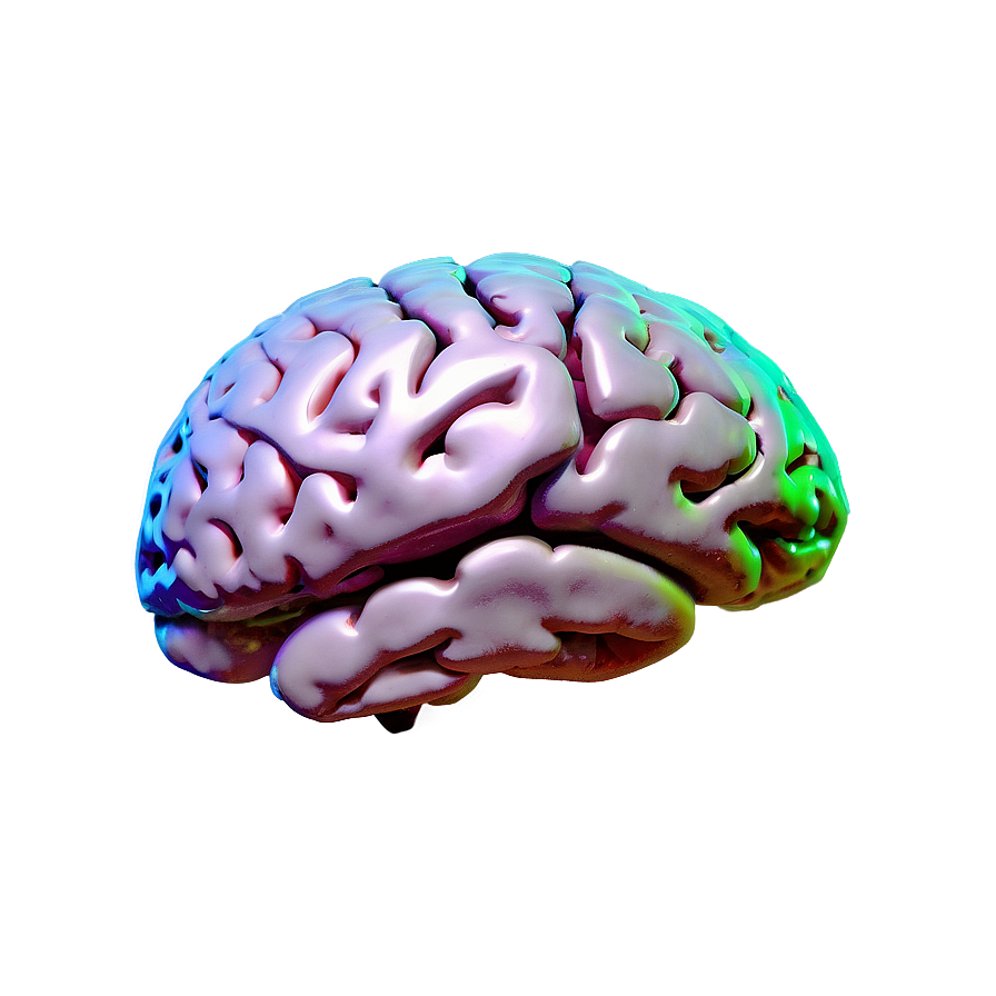 Glowing Brain Idea Png 04292024