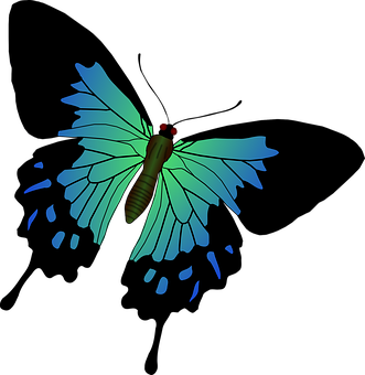 Glowing Butterfly Artwork