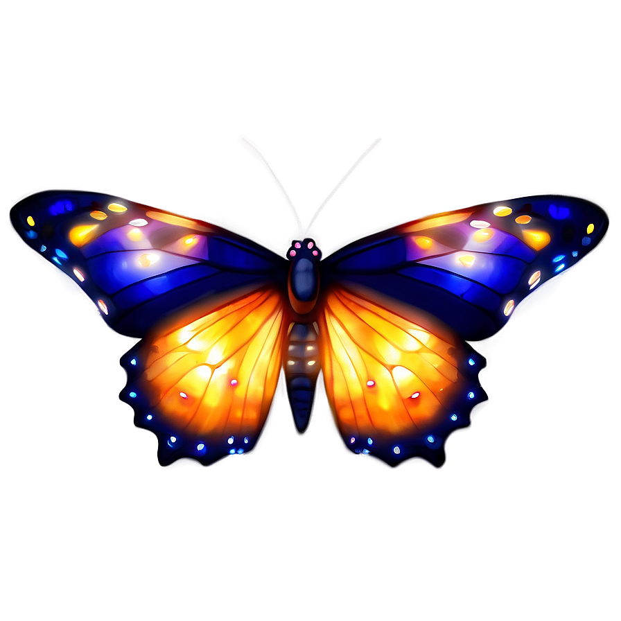 Glowing Butterfly Transparent Png 16