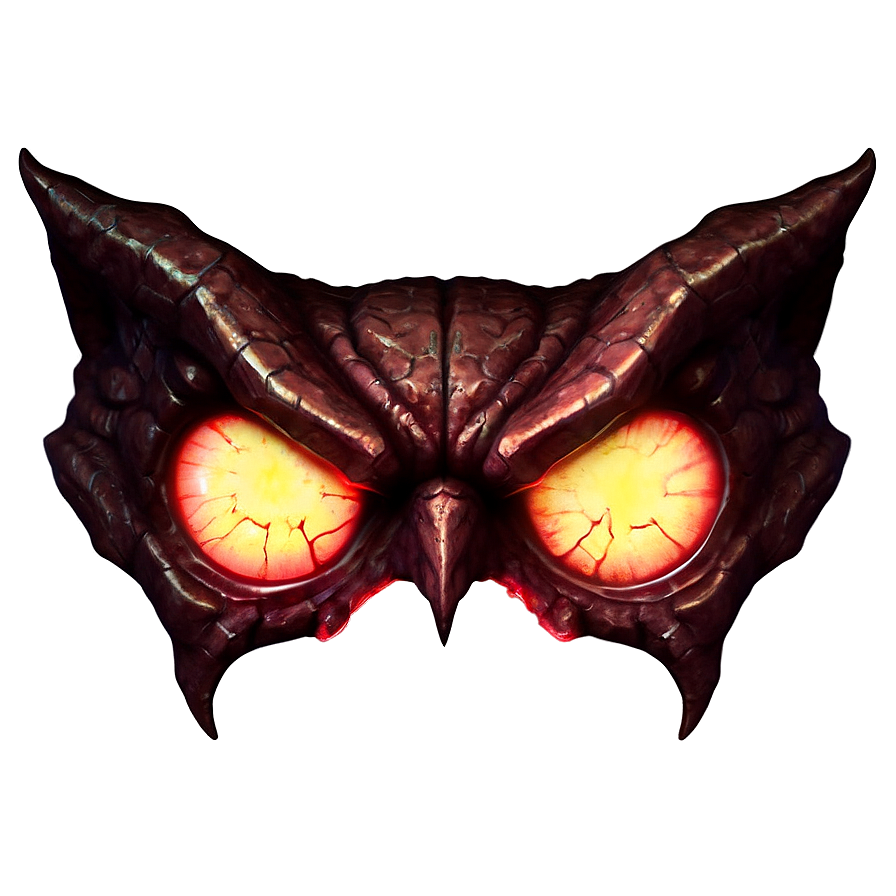 Glowing Demon Eyes Graphic Png 06262024