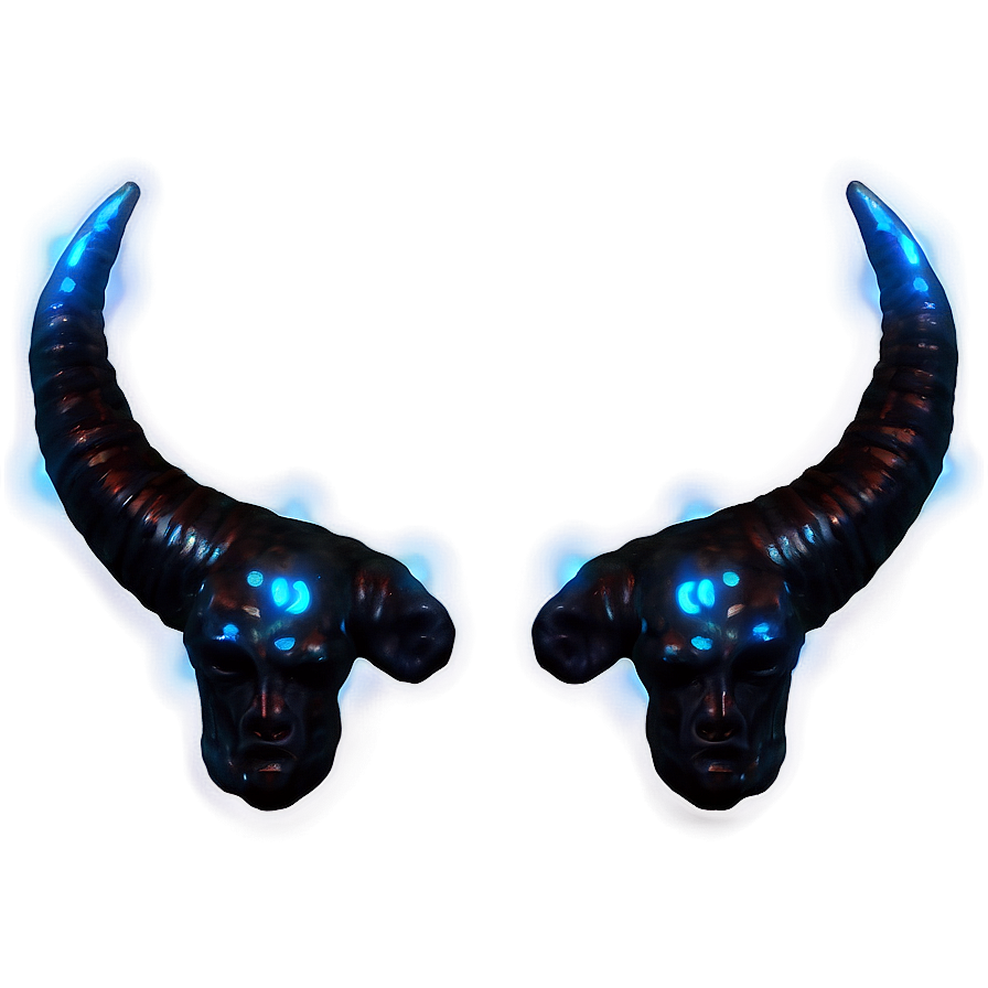 Glowing Devil Horns PNG knx6 PNG with transparent background