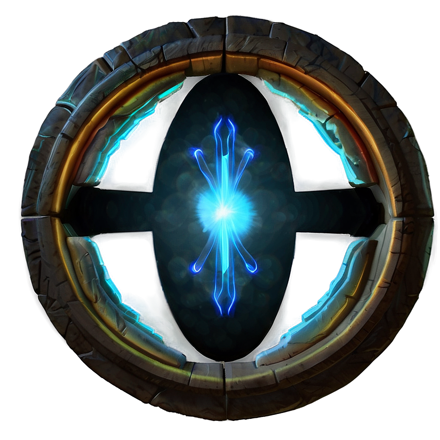 Glowing Energy Portal Png Uqb