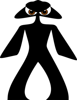 Glowing Eyesin Darkness PNG with transparent background