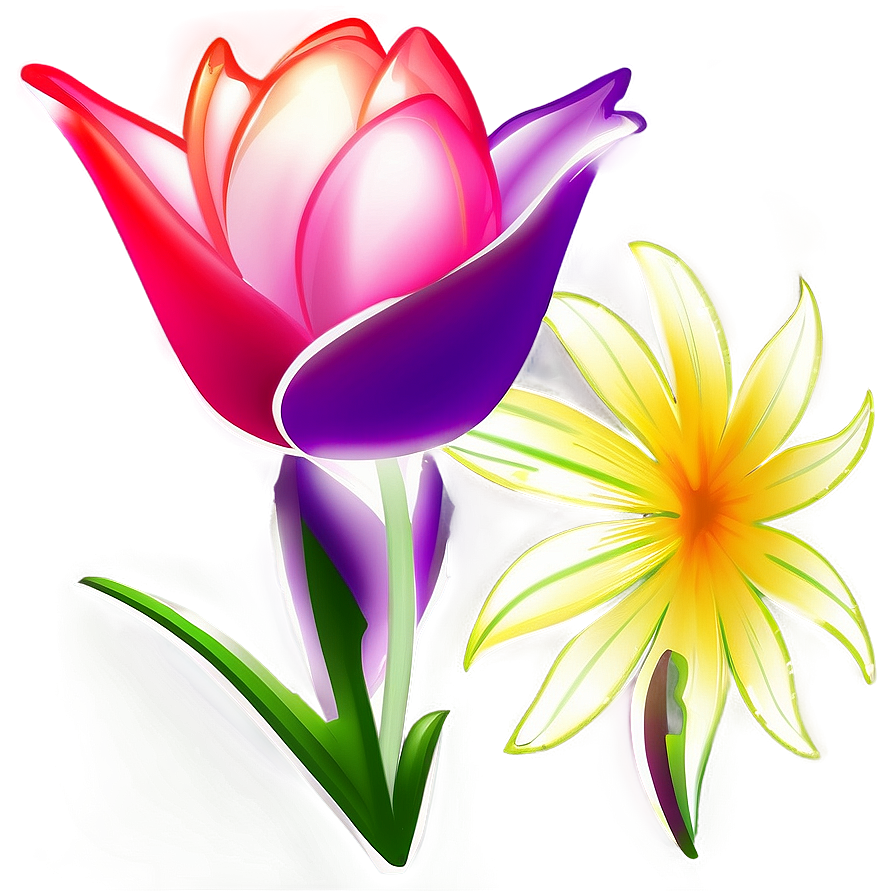 Glowing Flower Transparent Png Ajs