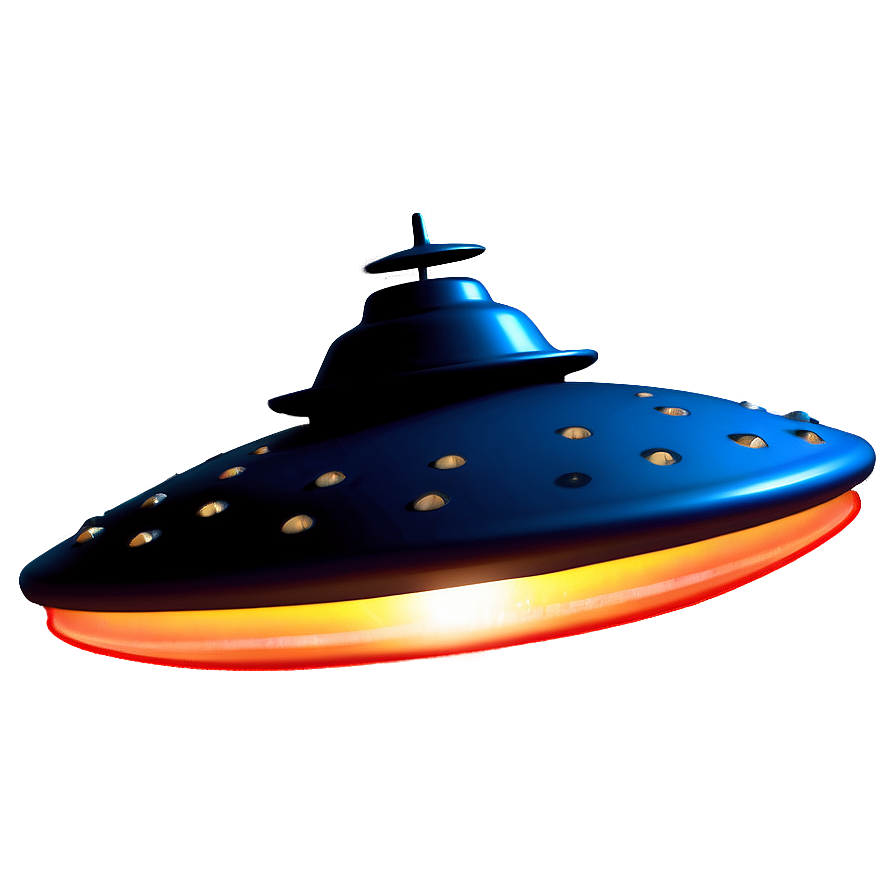 Glowing Flying Saucer Picture PNG 06202024 PNG image with a transparent background, free high-resolution download