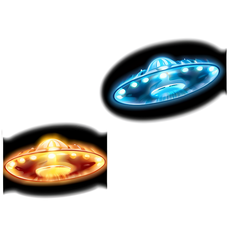 Glowing Flying Saucer Picture PNG 06202024 PNG image with a transparent background, free high-resolution download
