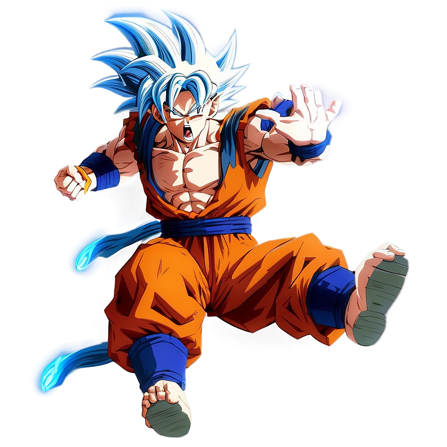 Glowing Goku Ultra Instinct Png Mas