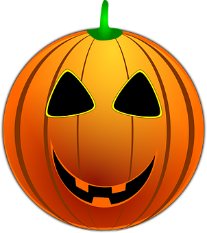 Glowing Halloween Pumpkin Graphic