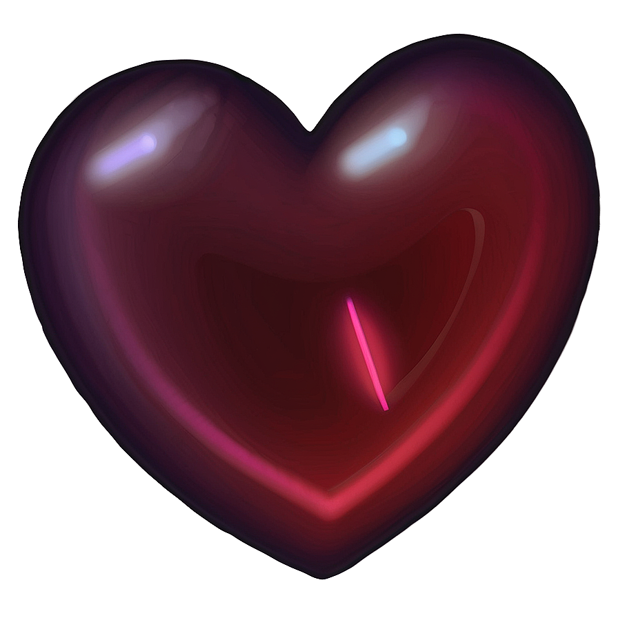 Glowing Heart Emoji Graphic PNG 41 PNG with transparent background