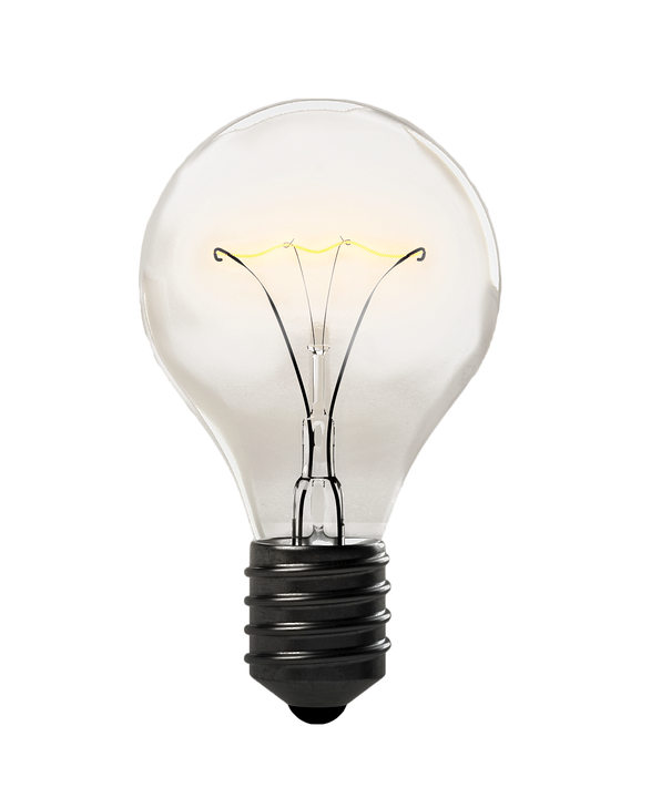 Glowing Incandescent Bulb