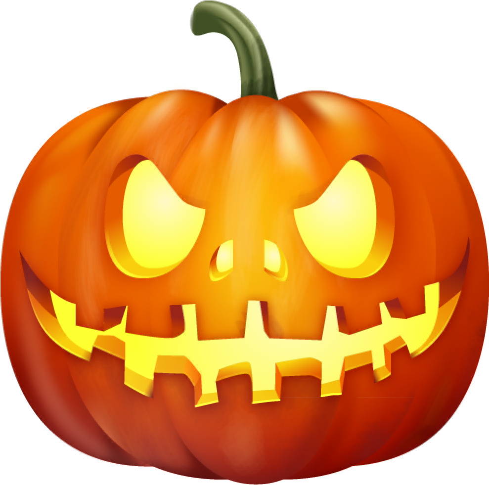 Glowing Jack O Lantern Emoji