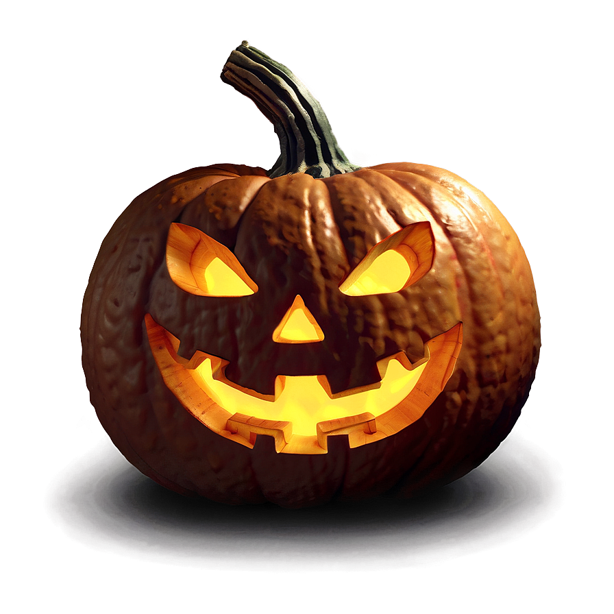 Glowing Jack-o'-lantern Png Chg2