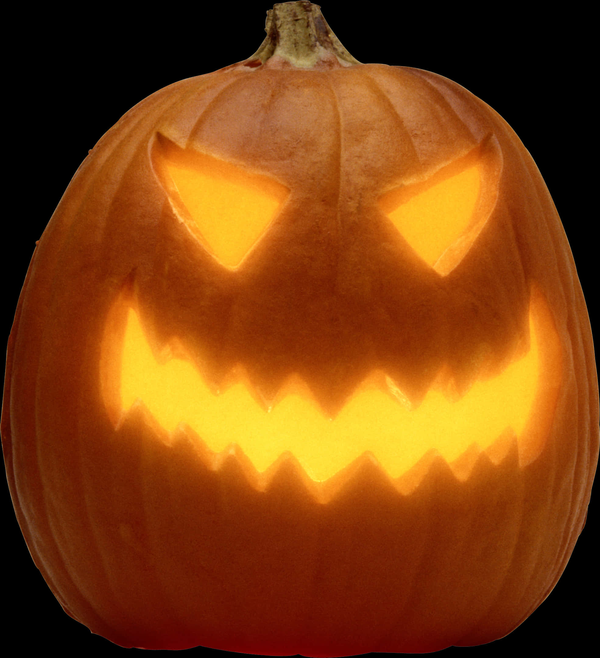 Glowing Jack O Lantern Pumpkin