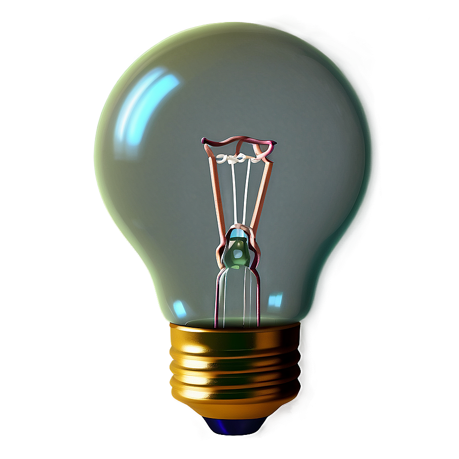 Glowing Light Bulb Idea Png Yvi46