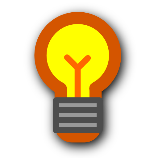 Glowing Lightbulb Graphic