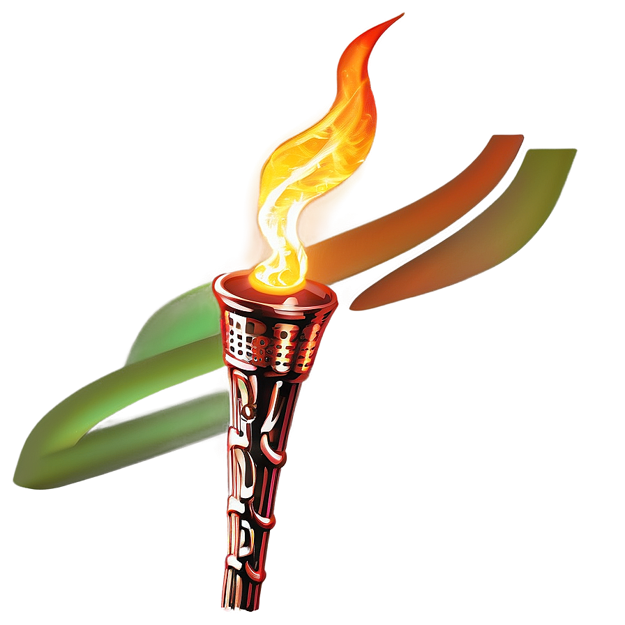 Glowing Olympic Torch Png Yej