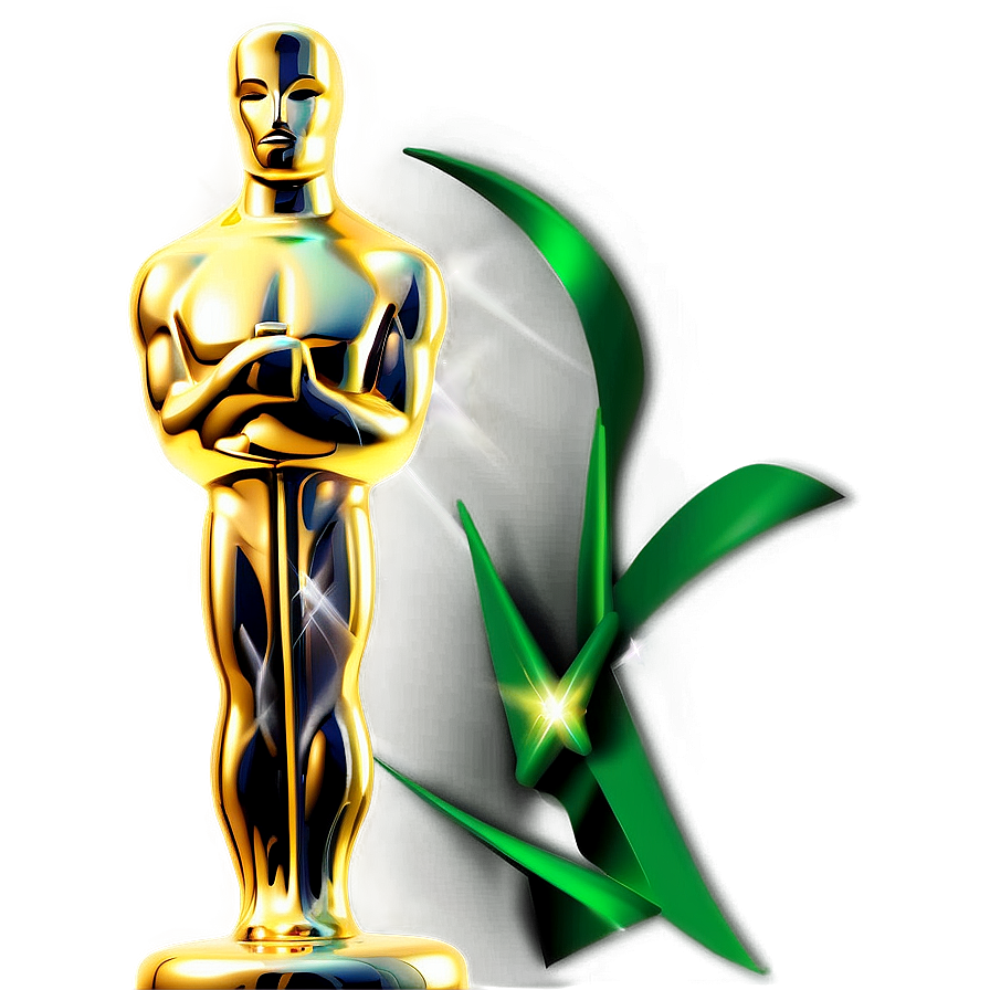 Glowing Oscar Trophy Png 59