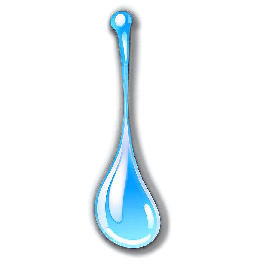 Glowing Raindrop Png 06202024