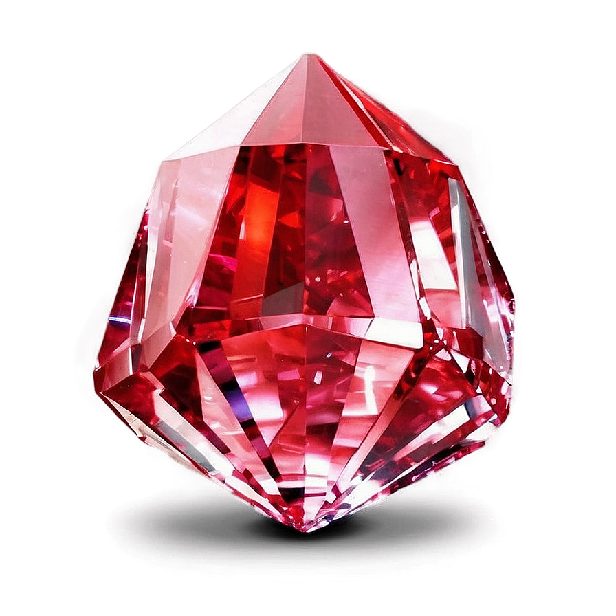 Glowing Red Crystal Png 06242024