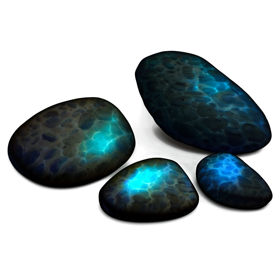 Glowing River Rocks Concept Png Kgq