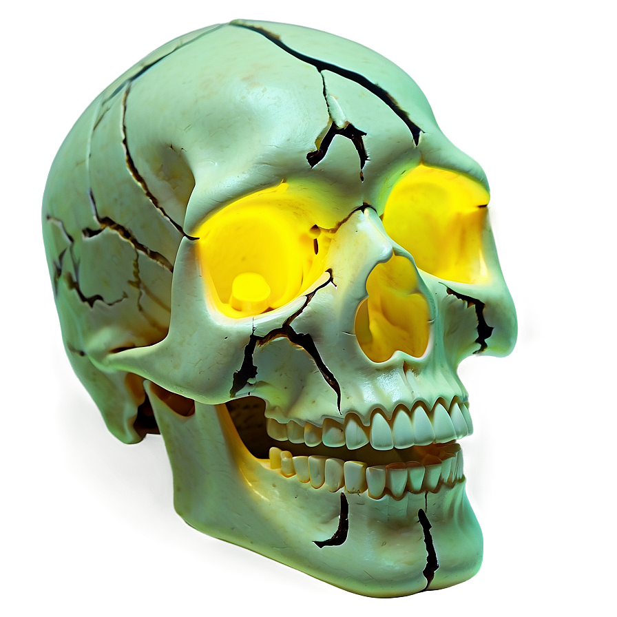 Glowing Skull Picture Png A