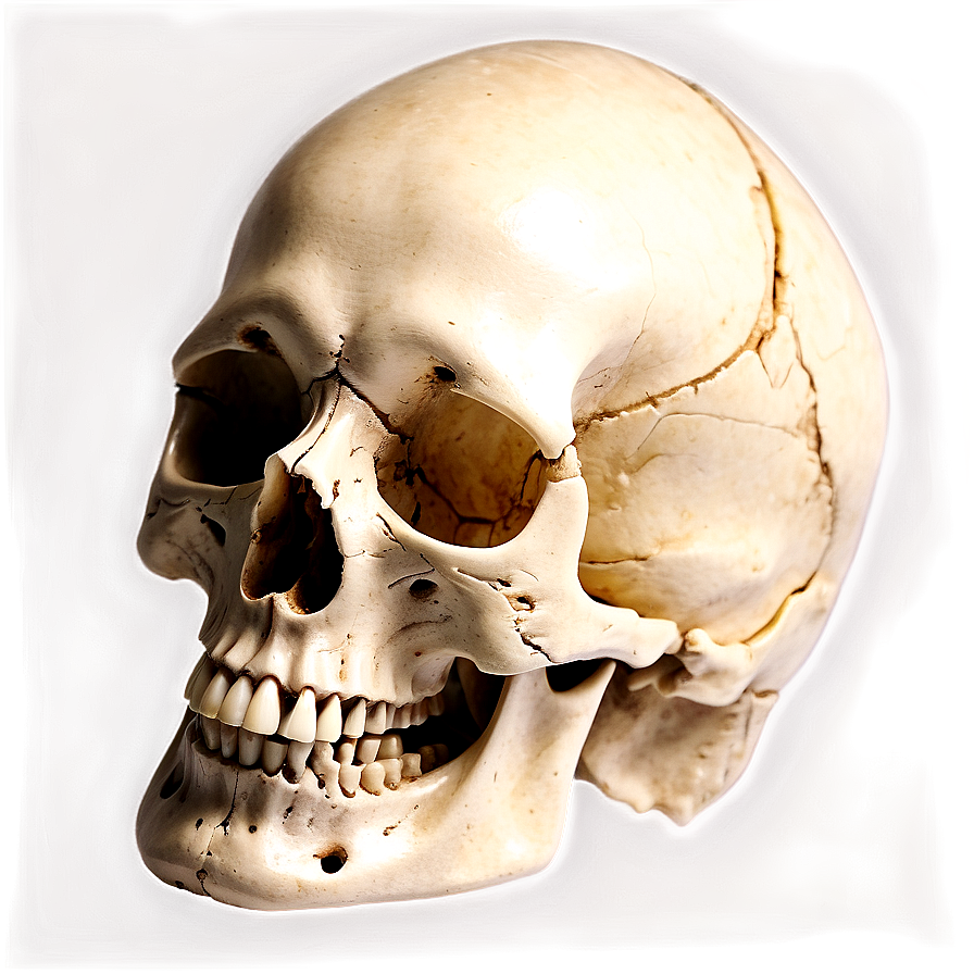 Glowing Skull Picture Png C