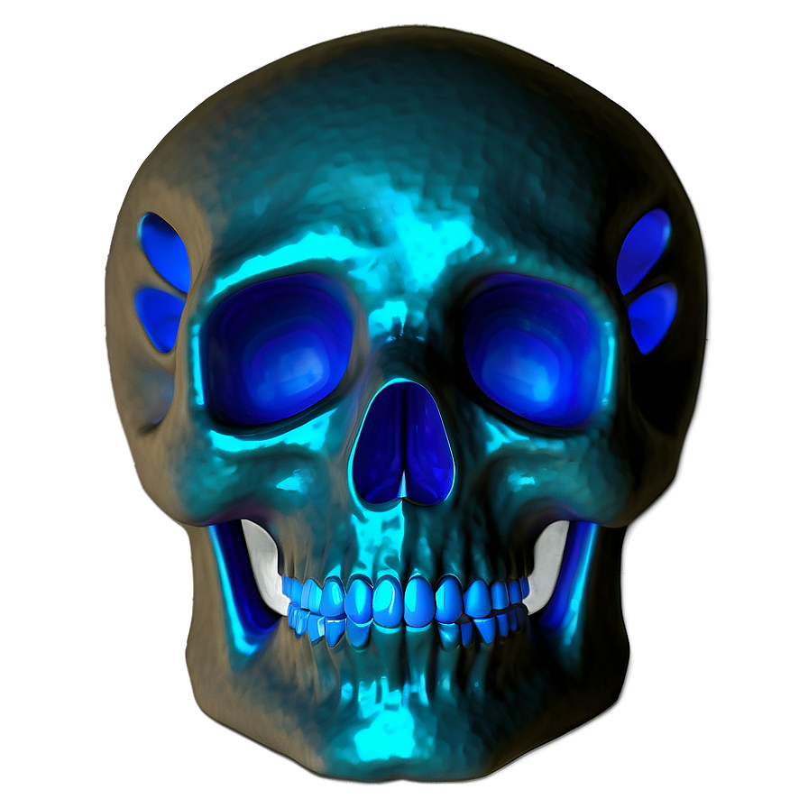 Glowing Skull Picture Png D