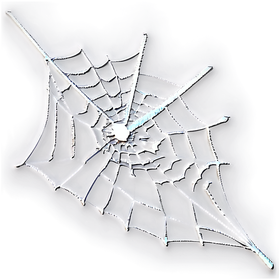 Glowing Spider Web Art