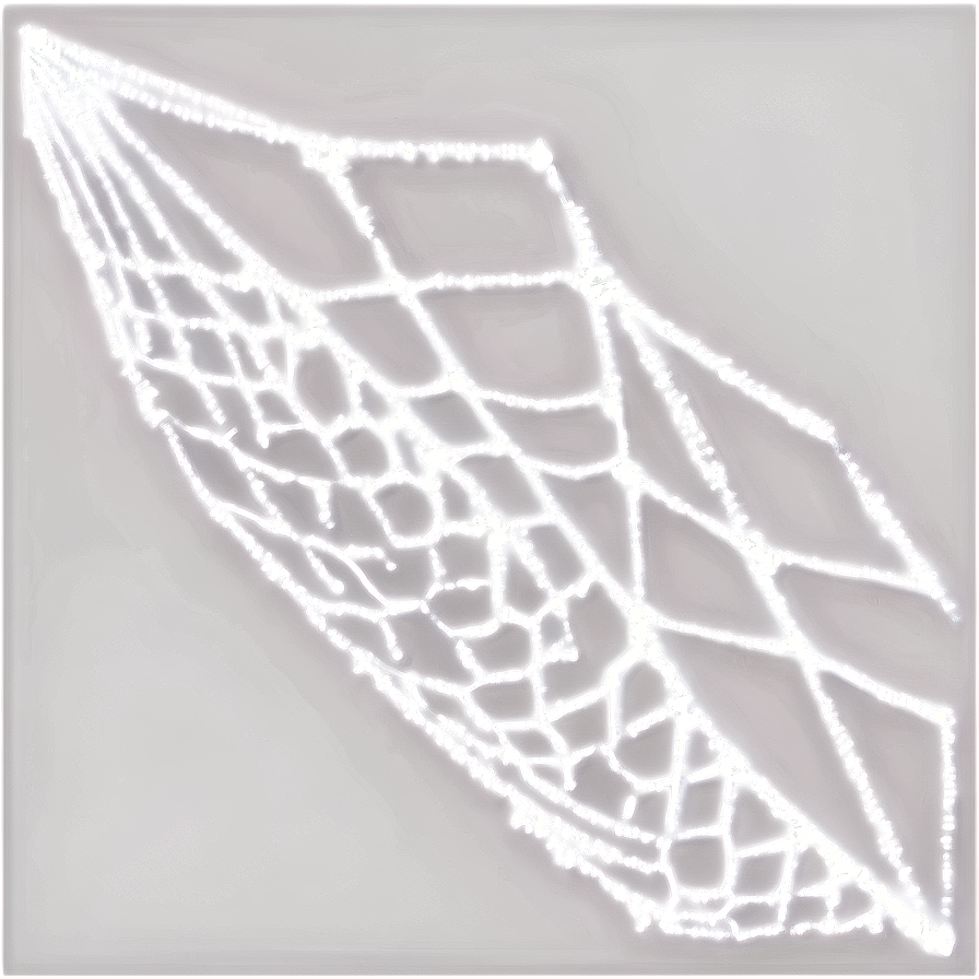 Glowing Spider Web Art