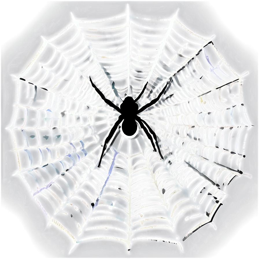 Glowing Spider Webwith Spider Center