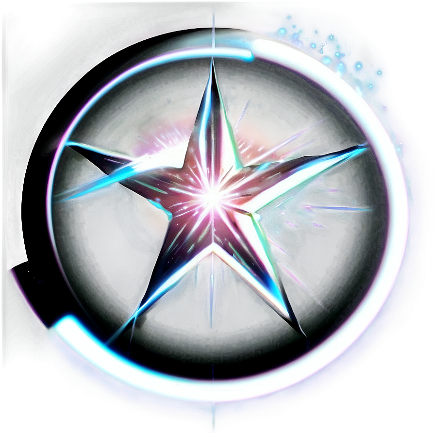 Glowing Star Circle Png Jyh36