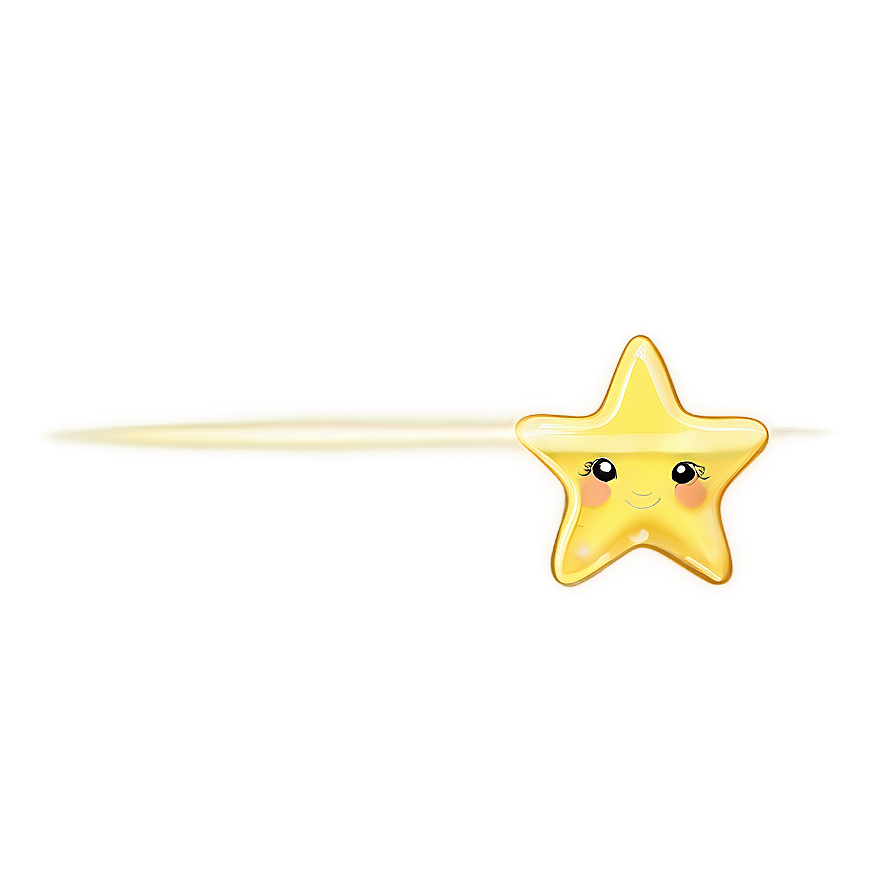 Glowing Star Cute Png 7