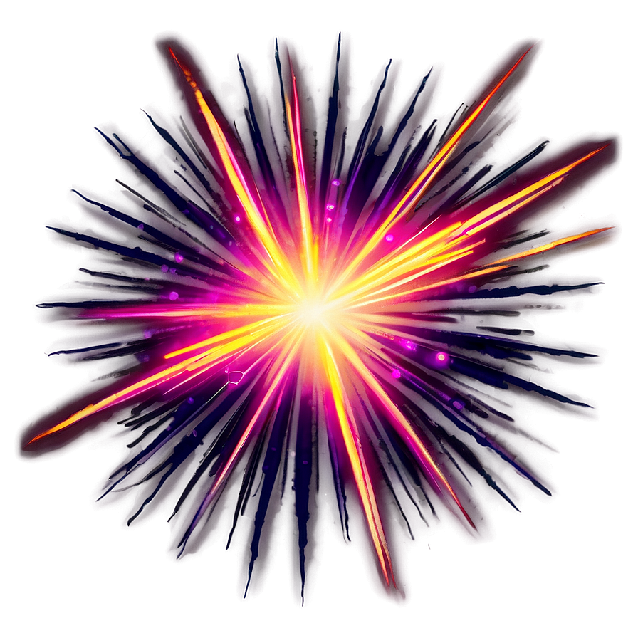 Glowing Starburst Illustration Png Adv