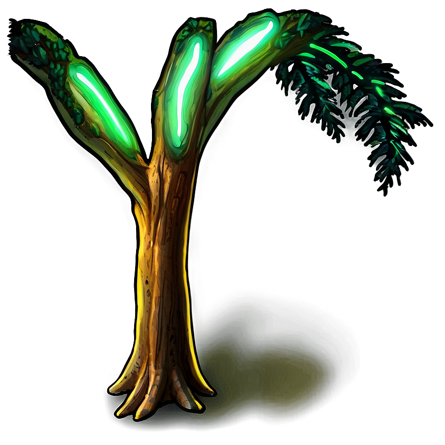 Glowing Tree Branch Png Djg31