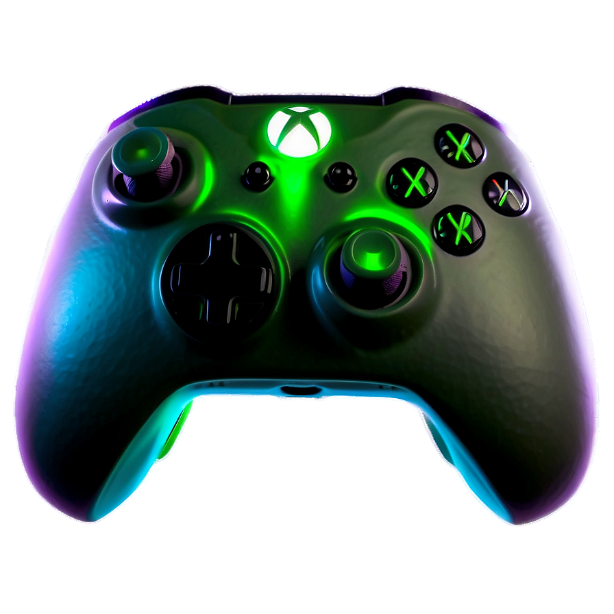 Glowing Xbox Controller Concept Png 05252024